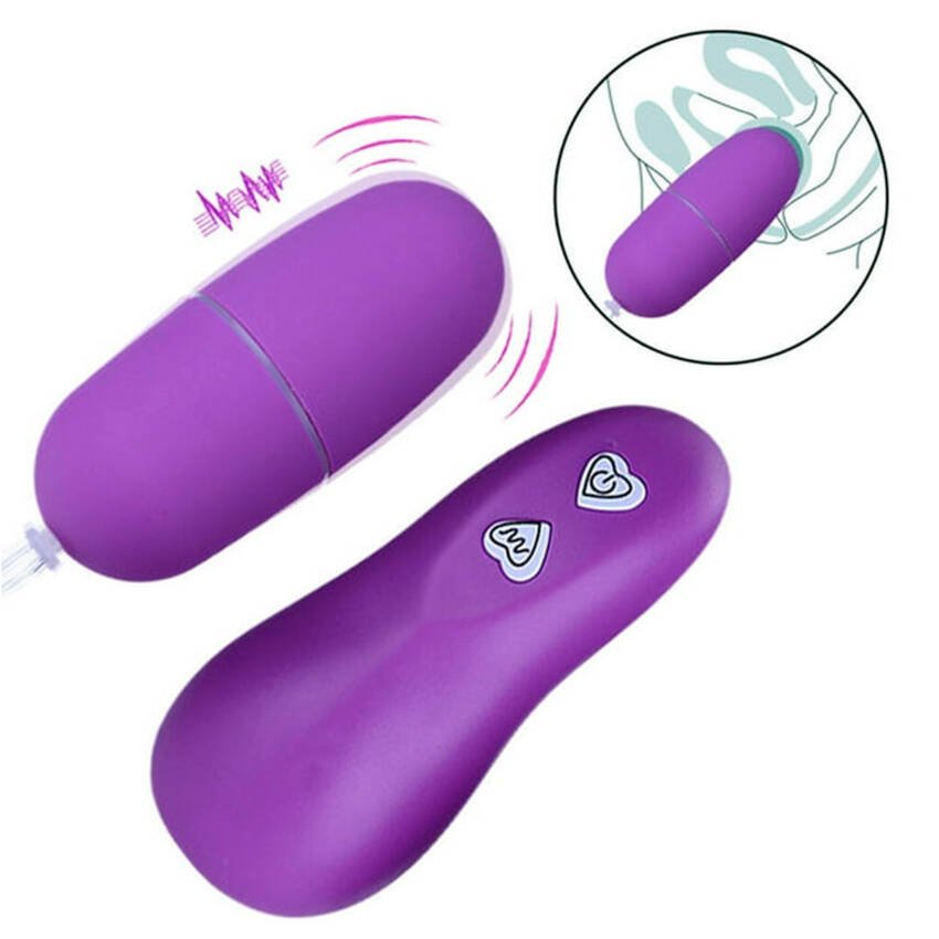 Huevo vibrador a pilas con control remoto - Imagen de 5