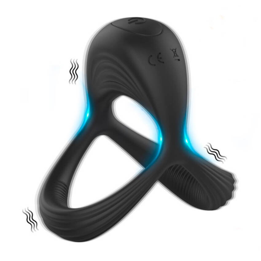 Anillo vibrador doble retardante - Imagen de 3