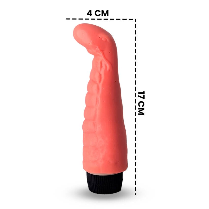 Dildo vibrador de serpiente - 17 x 4 cm - Imagen de 3