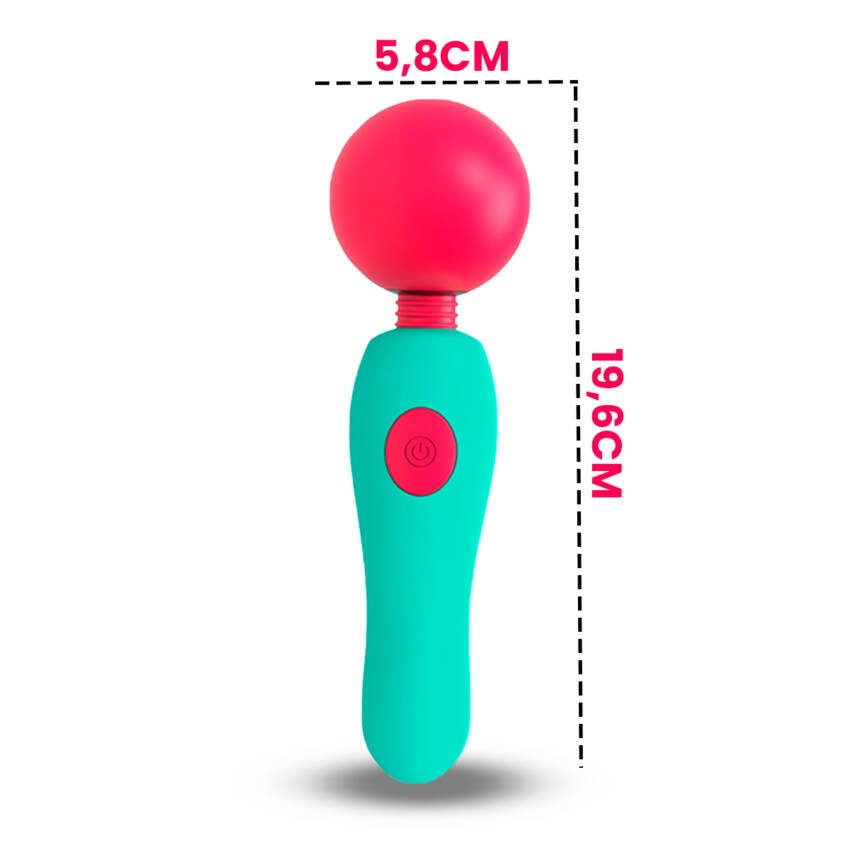 Masajeador vibrador con baterías - Imagen de 3