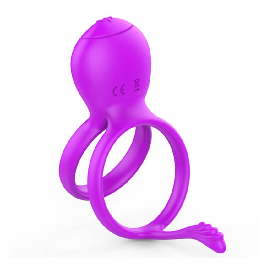 Anillo vibrador doble con estimulación anal - Imagen de 6