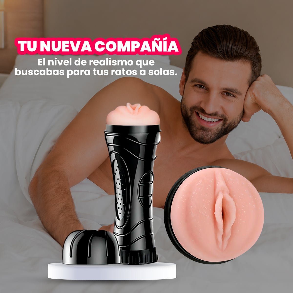 Masturbador masculino vibrador - vagina - Imagen de 6