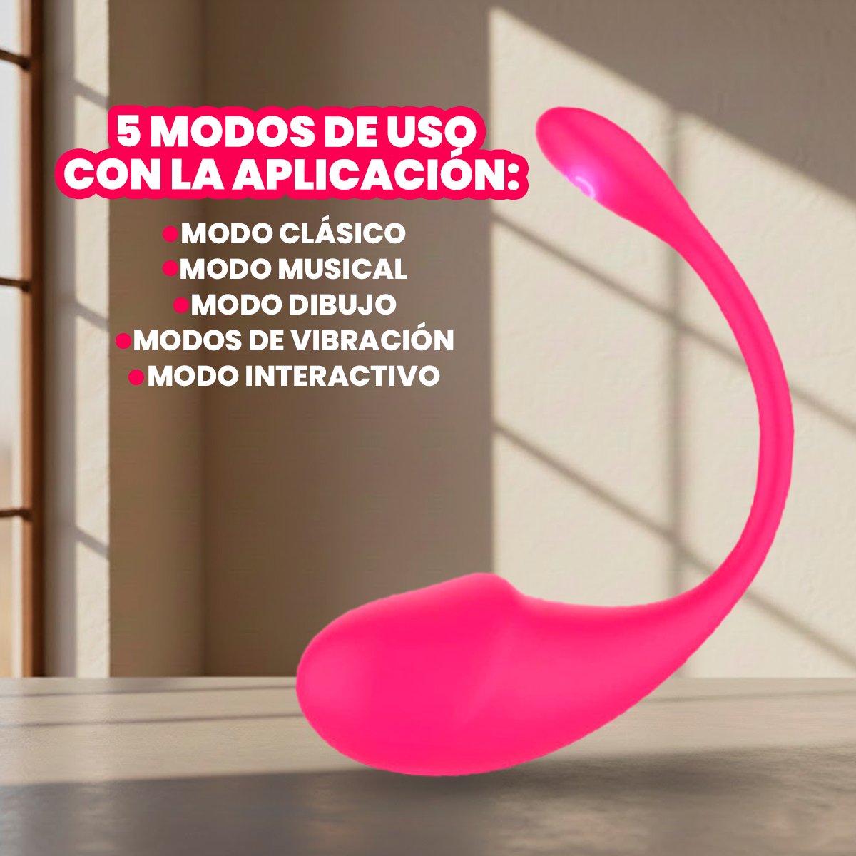 Vibrador inalámbrico con app de larga distancia - Imagen de 4