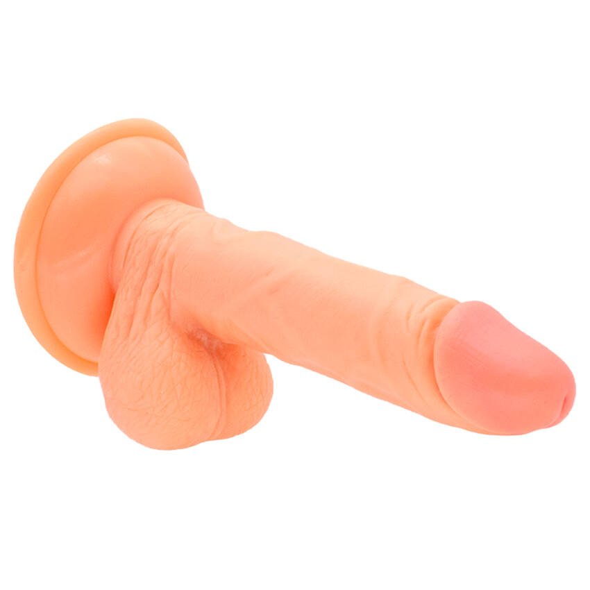 Dildo realista con sopapa - 16 x 3,3 cm - Imagen de 3