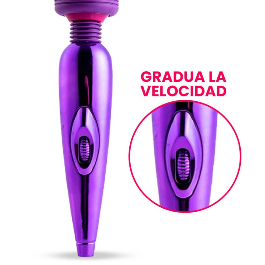 Masajeador vibrador con carga USB - Imagen de 5