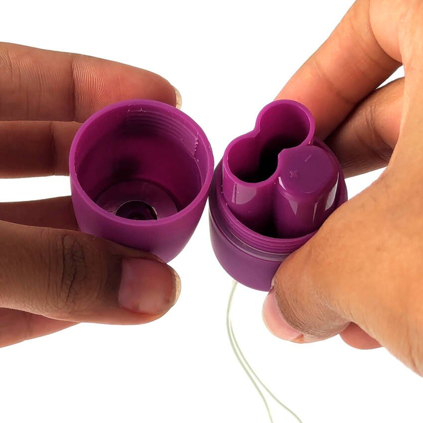 Huevo vibrador a pilas con control remoto - Imagen de 6