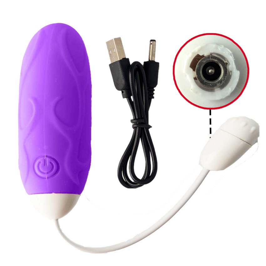 Huevo vibrador con control remoto - carga usb - Imagen de 6