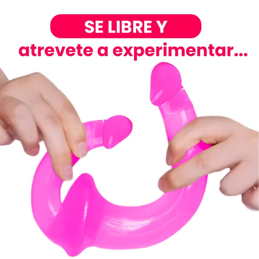 Consolador doble - strap on - Imagen de 4