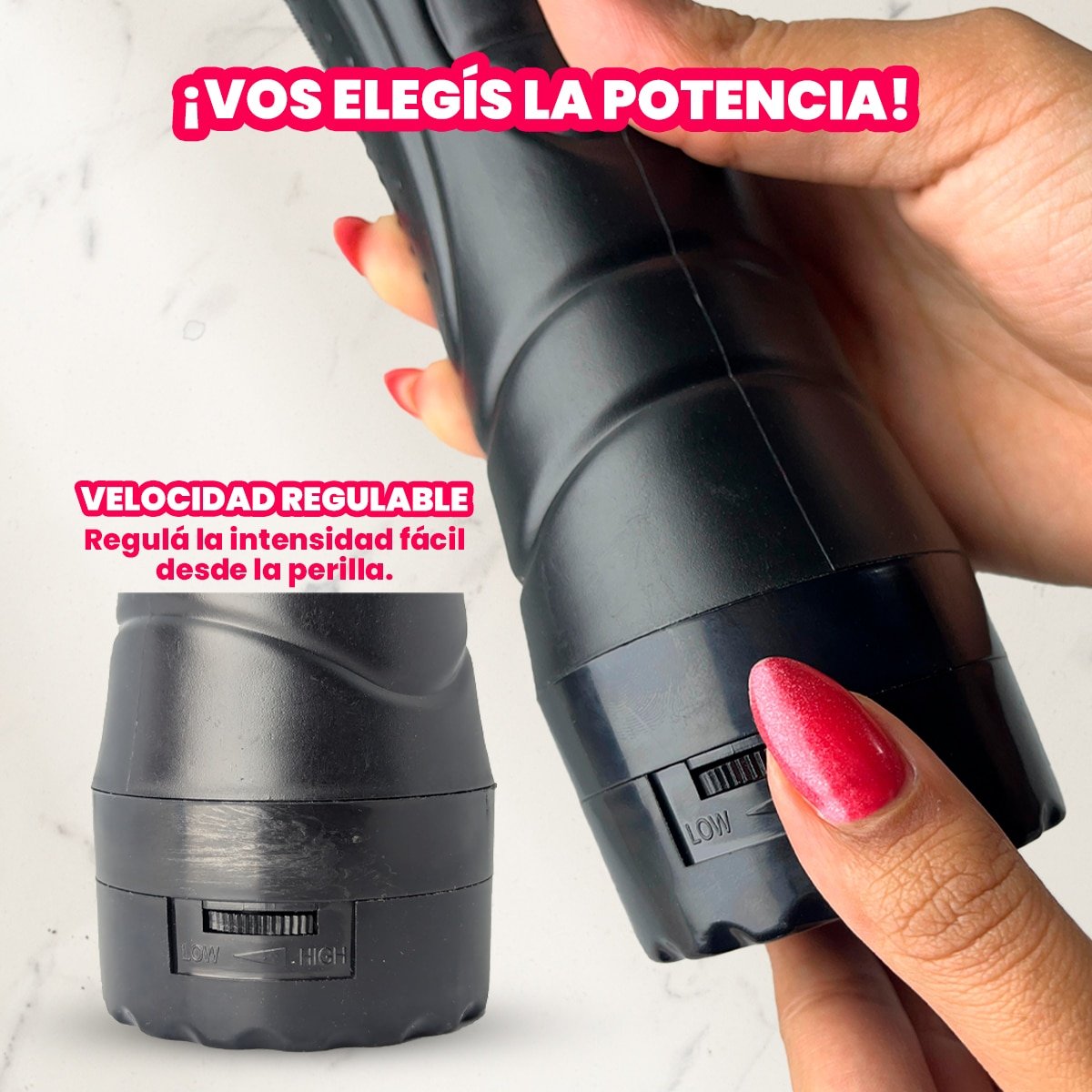 Masturbador masculino vibrador - vagina - Imagen de 7