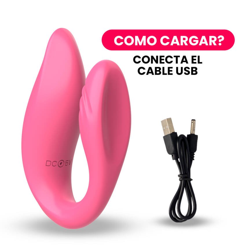 Estimulador vibrador doble con control - Imagen de 6