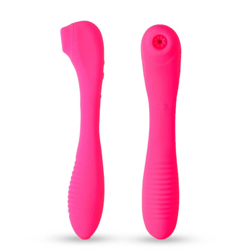 Vibrador succionador doble para punto g y clítoris - Imagen de 7