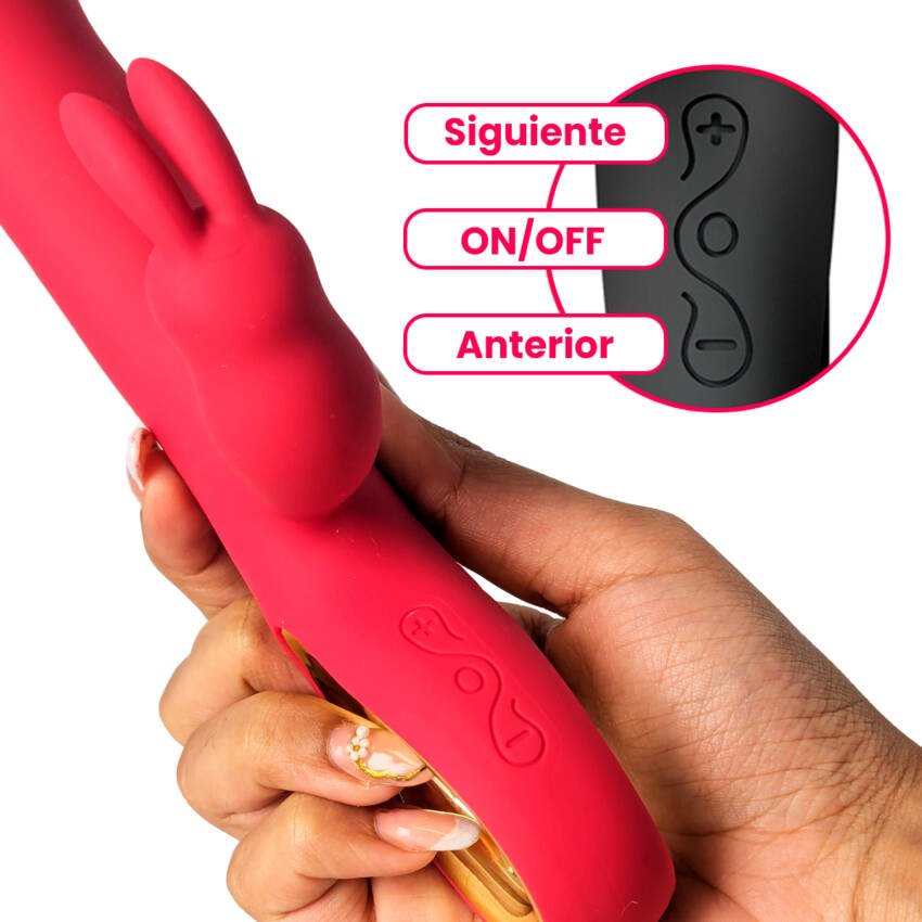 Vibrador con triple estimulación - premium - Imagen de 8