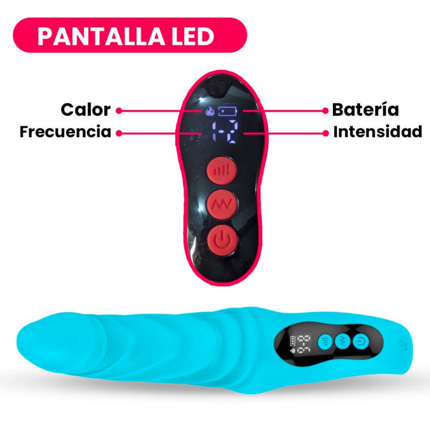 Vibrador para punto g con efecto calor - Imagen de 5