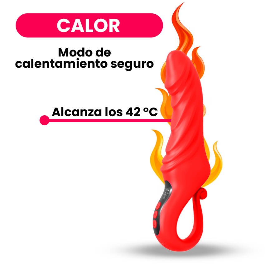 Vibrador para punto g con efecto calor - Imagen de 4