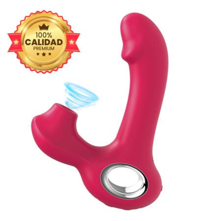 Vibrador succionador - doble estimulación