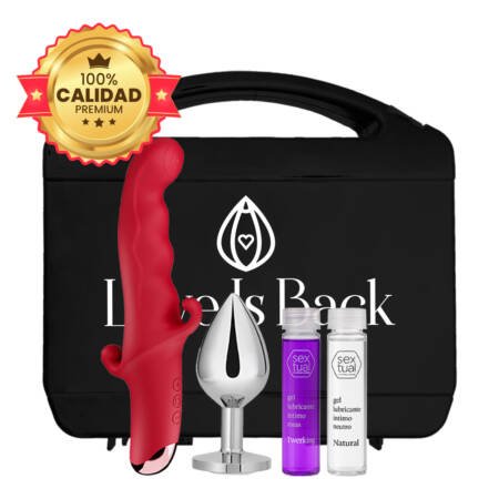 Kit Valija Sexual Con Consolador Vibrador Premium