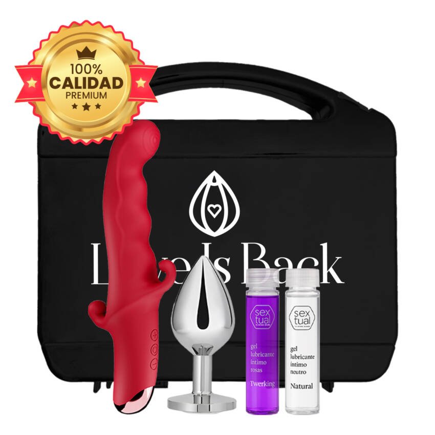 Kit Valija Sexual Con Consolador Vibrador Premium