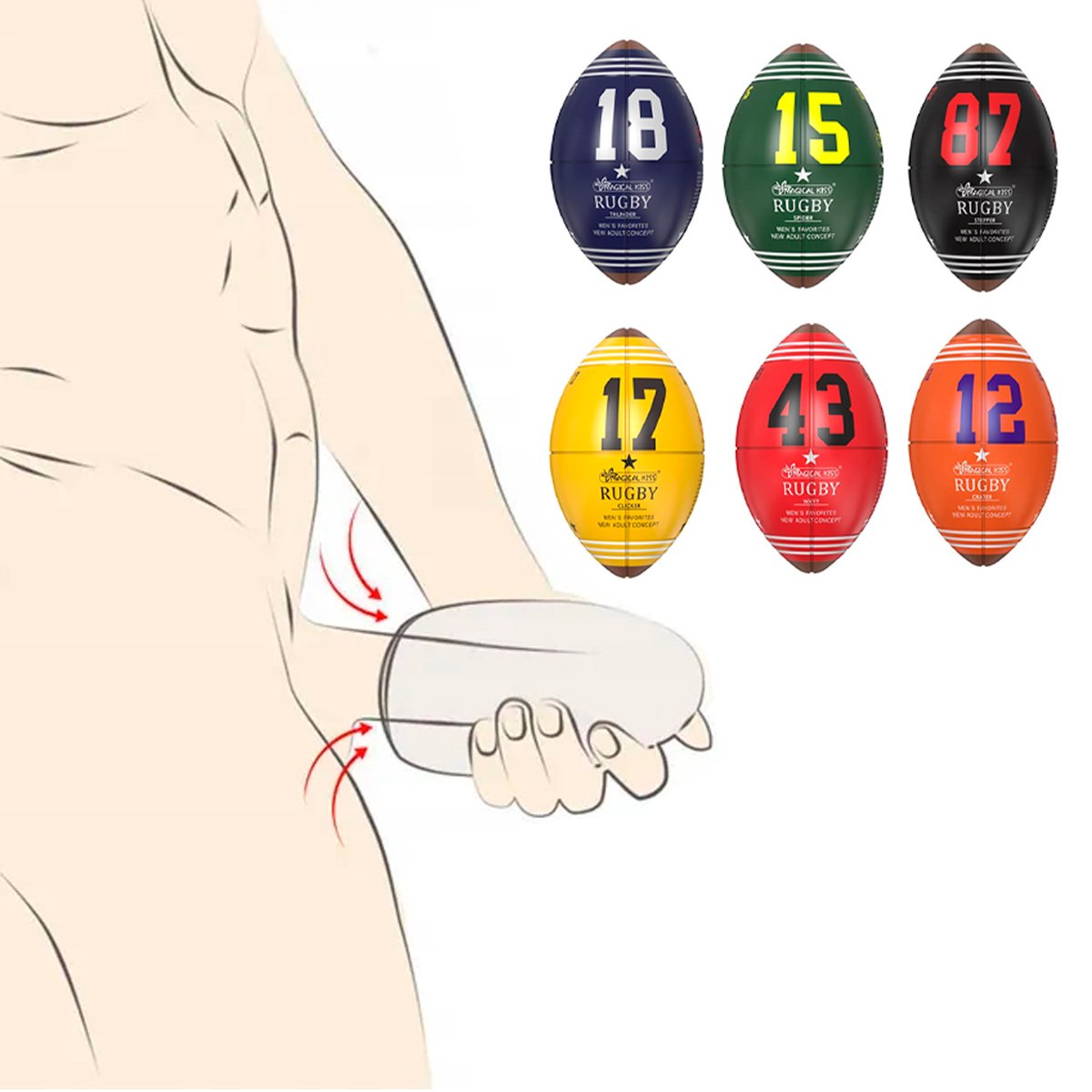 Kit Valija Sexual Masculina - Imagen de 6