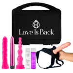 Kit de valija sexual con arnés