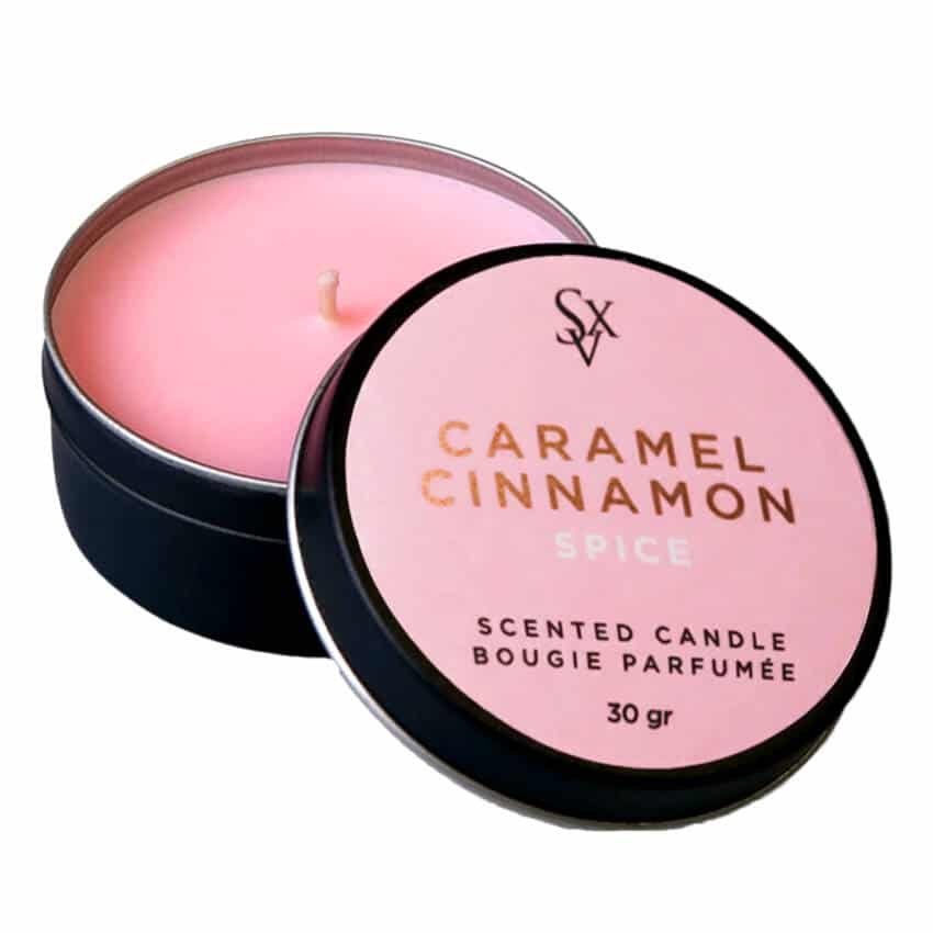 Vela para masajes Caramel Cinnamon