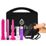 Kit de valija sexual con arnés
