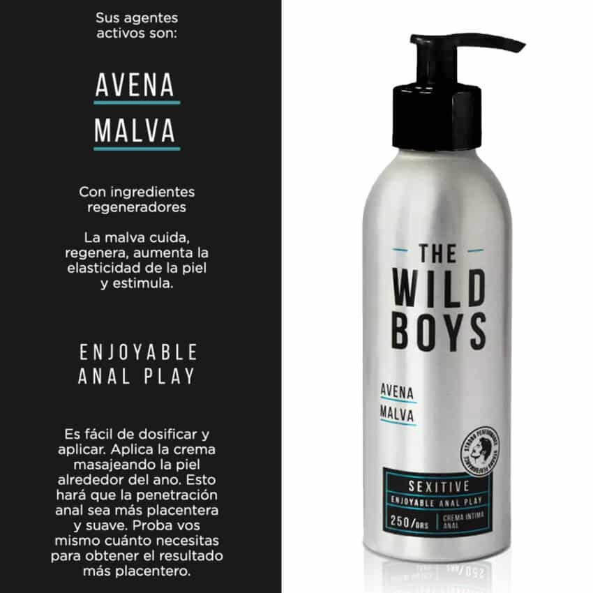 Crema intima anal The Wild Boys - Avena y Malva - Imagen de 3
