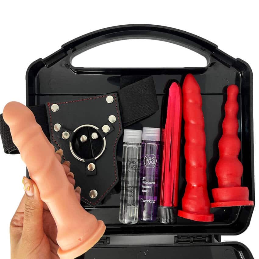Kit de valija sexual con arnés - Imagen de 5