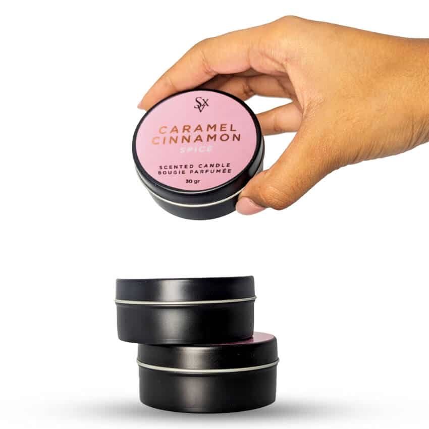 Vela para masajes Caramel Cinnamon - Imagen de 3