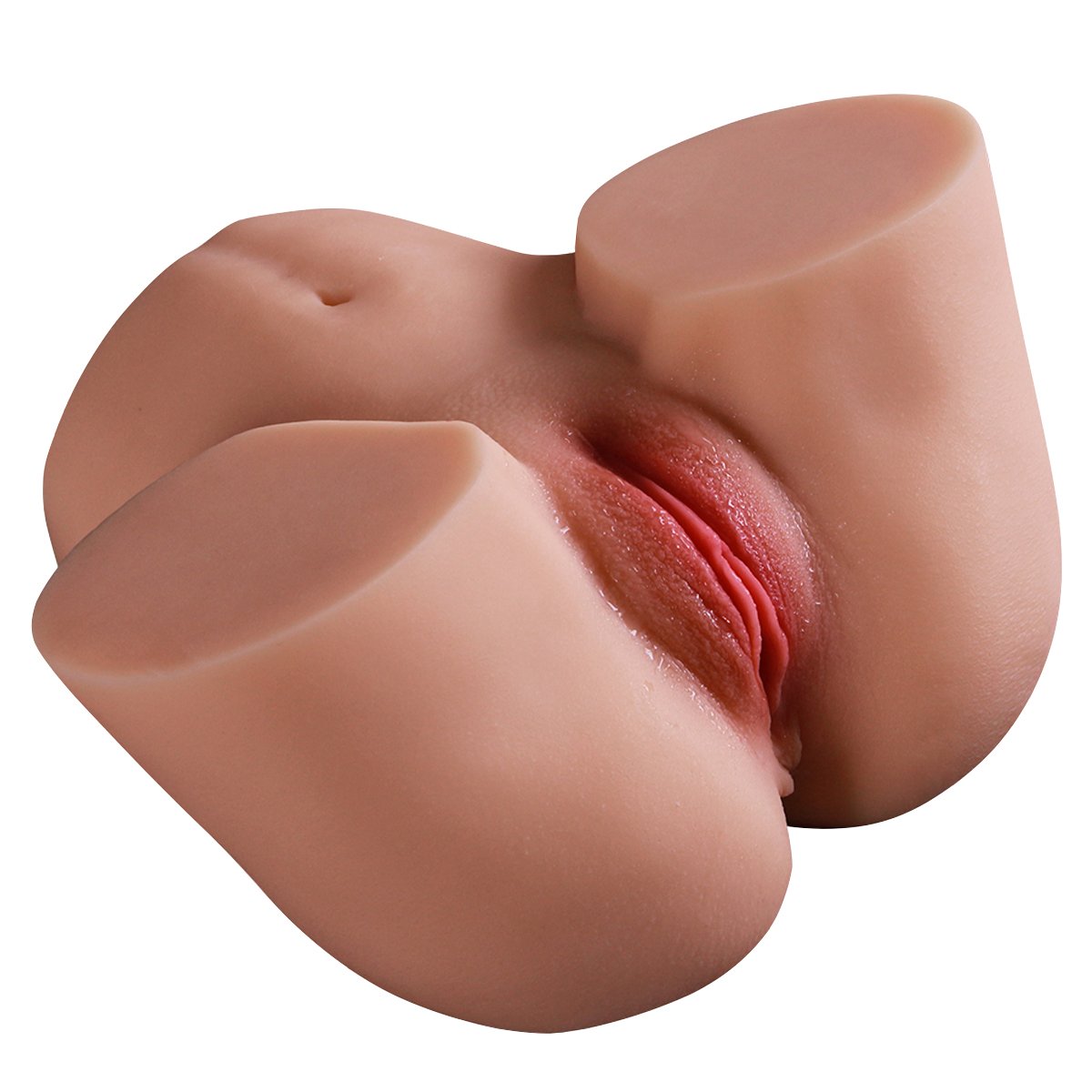 Masturbador Masculino Con Doble Canal Vagina Y Ano