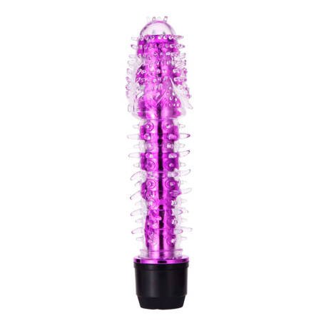 Consolador Vibrador Texturizado Jelly