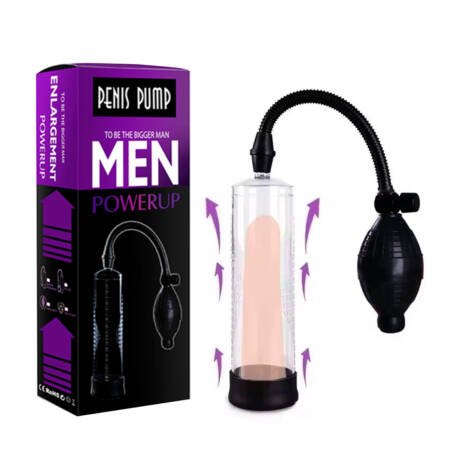 Bomba De Succión Para Pene - Manual Con Perita