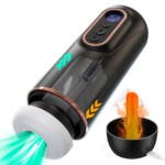 Masturbador Masculino Con Efecto Calor Succión Vibración Movimiento Y Voz Sexy