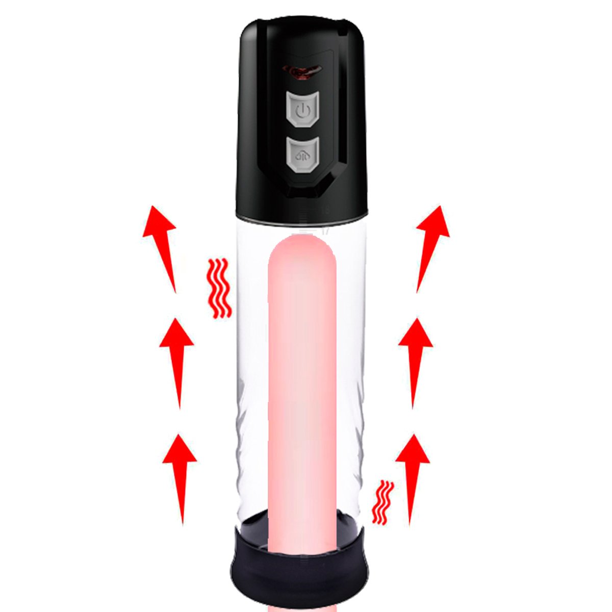 Bomba De Succión Para Pene - Eléctrico con carga USB - Imagen de 3
