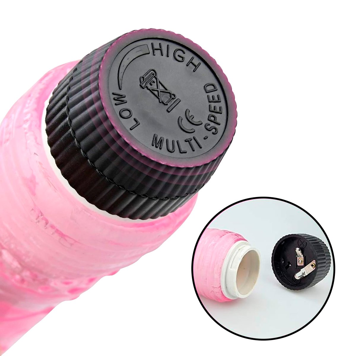 Consolador Vibrador Jelly Con Velocidad Regulable - Imagen de 6