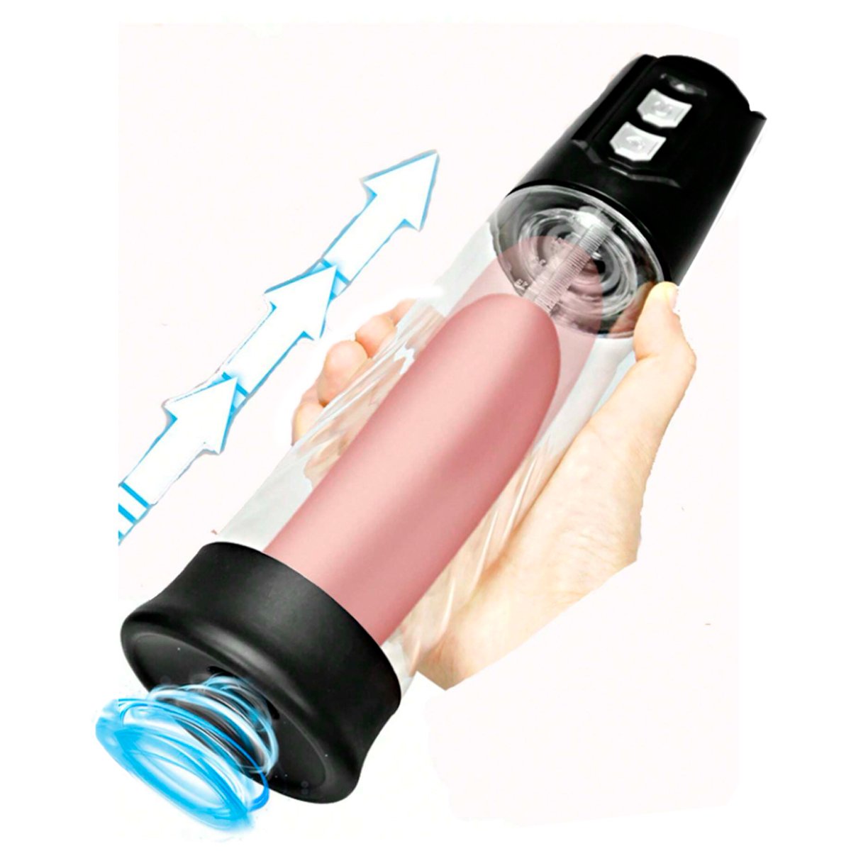 Bomba De Succión Para Pene - Eléctrico con carga USB - Imagen de 5