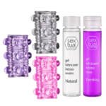 Kit De Juguetes Sexuales Fundas Peneanas Retardantes Y Gel