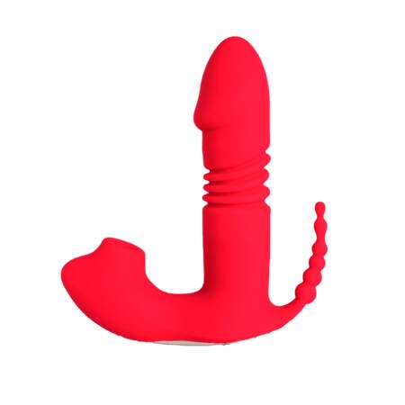 Vibrador Succionador Con Triple Estimulación Y Control Remoto