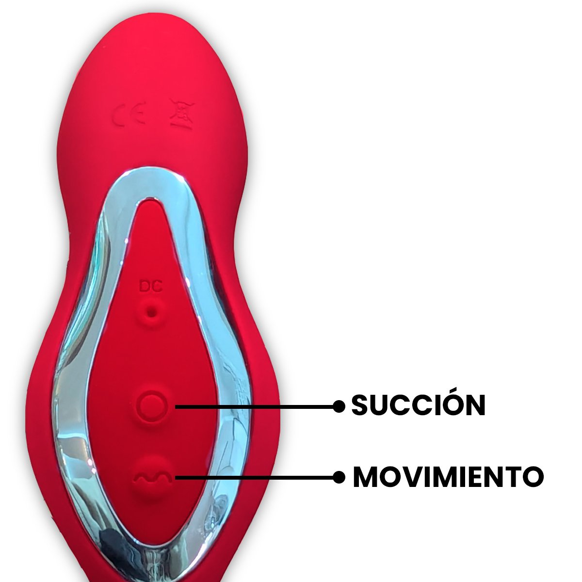 Vibrador Succionador Con Triple Estimulación Y Control Remoto - Imagen de 3