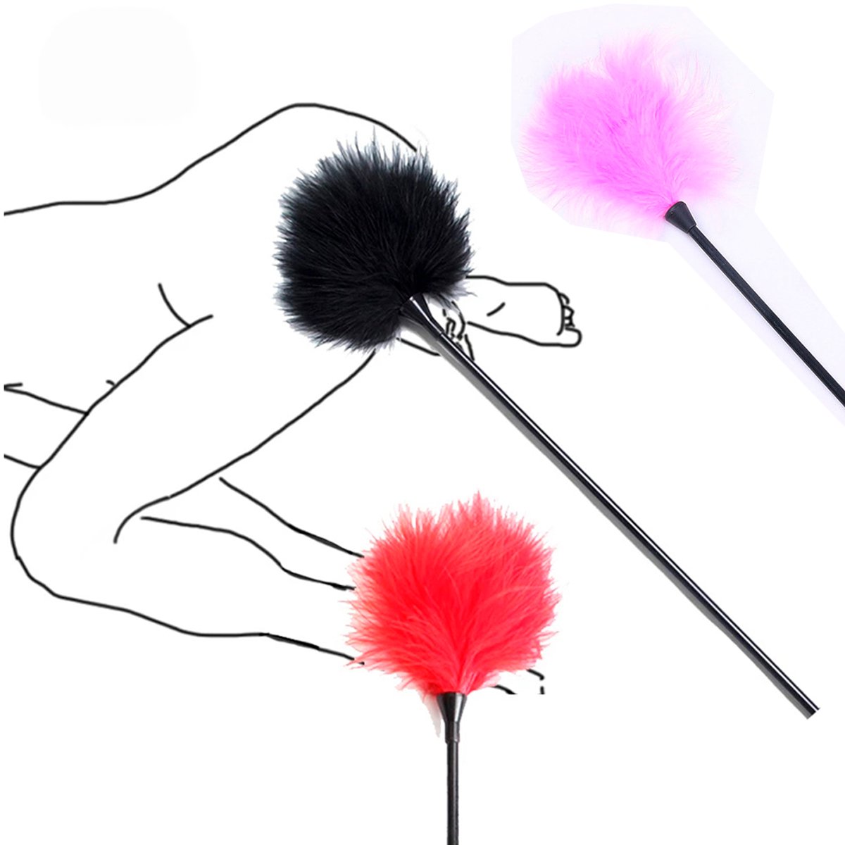 Pluma Erótica Para Estimulación Sensorial - Imagen de 4
