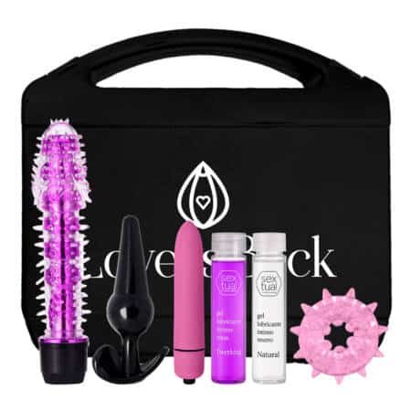 Valija Sexual Con Consolador Texturado