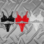 Pack X3 Conjunto Puntilla Corpiño Aro Sin Relleno Y Tanga Less