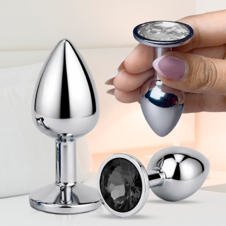 Plug dilatador joya anal de acero