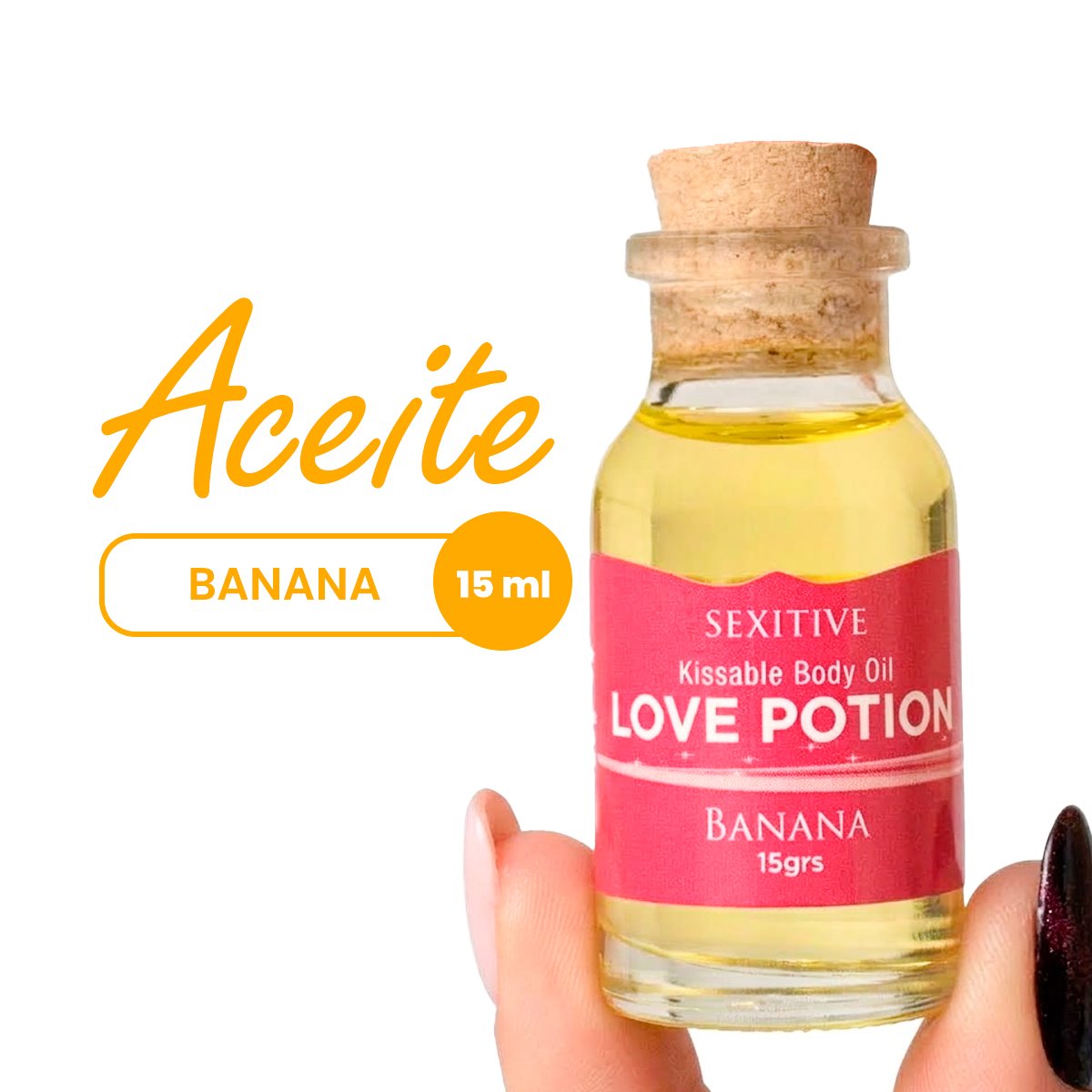 Aceite Tibio Para Masajes Love Potion Saborizado - Imagen de 8