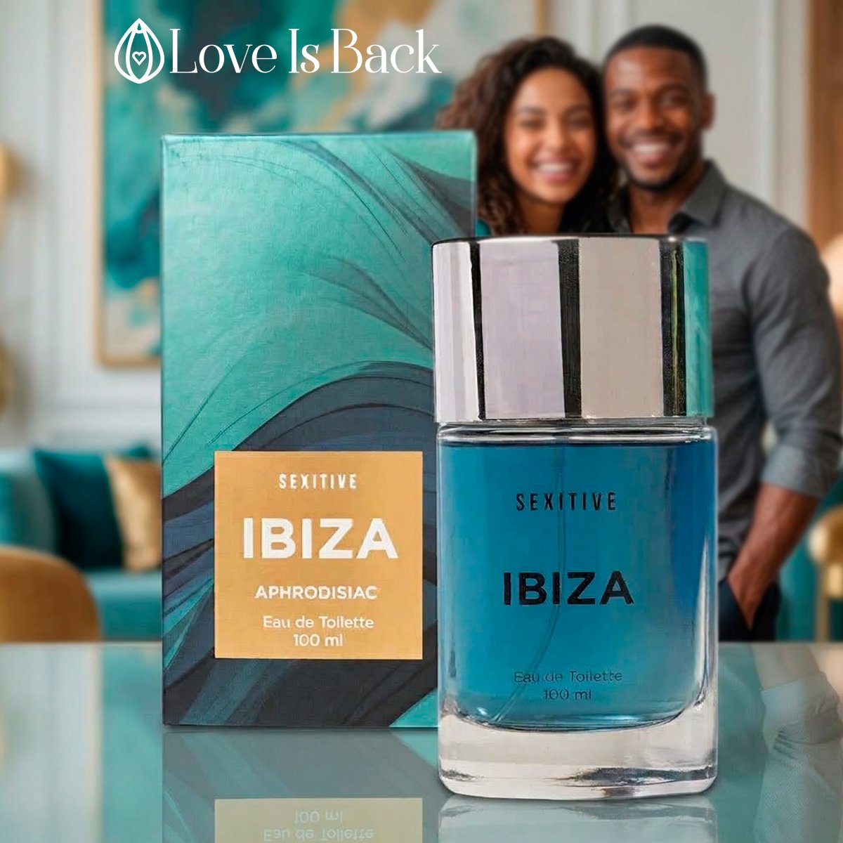 Perfume Sexitive Ibiza Floral Frutales Spray 100 Ml Unisex - Imagen de 5